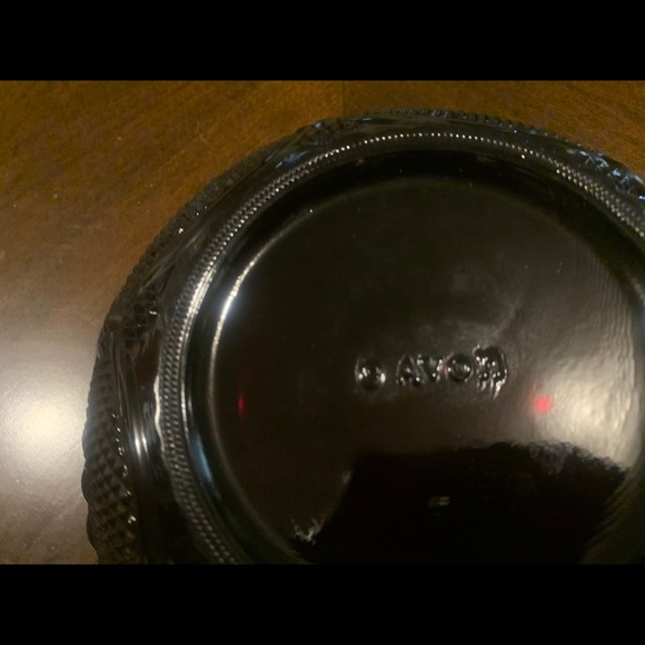 Avon cranberry glass bowl beautiful vintage modern - Picture 6 of 8
